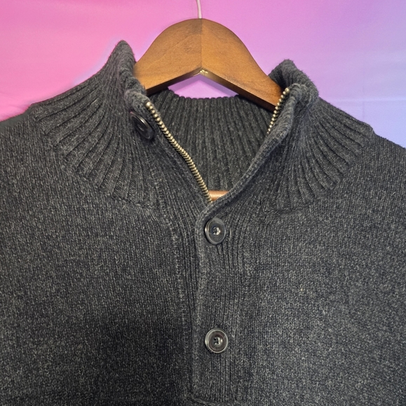 American Eagle Outfitters men's sweater grey Large Athletic fit - Picture 2 of 5